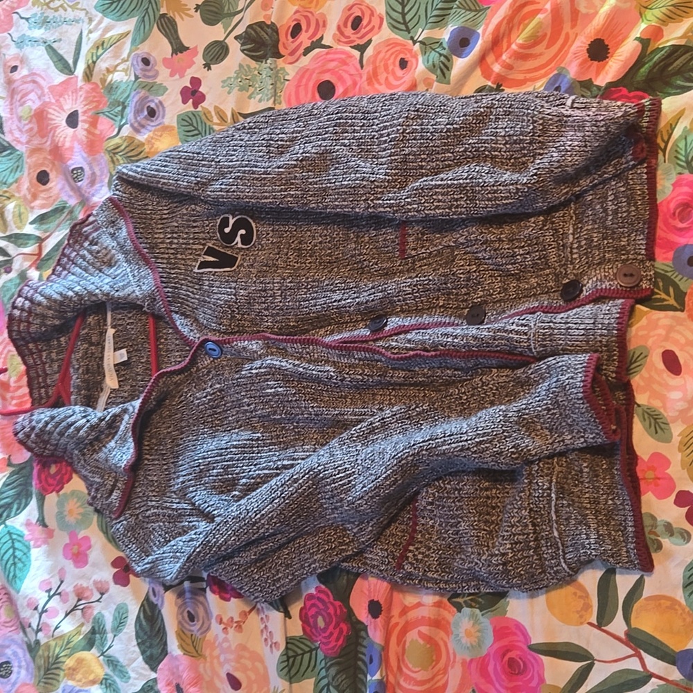 Victoria's Secret Black and White Knit Sweater